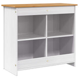 Aquarium Stand PANAMA White and Brown 81 x 36 x 73 cm 250 kg 42034040