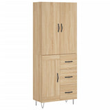 Highboard Sonoma Oak 69,5x34x180 cm Engineered Wood 3198108