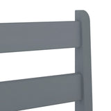 Bar Chairs 2 pcs Grey Solid Wood Pine 4005694