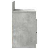 Bedside Cabinets 2 pcs with 2 Drawers Concrete Grey 40x33x60 cm 858567