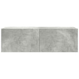 4 Piece TV Cabinet Set Concrete Grey Engineered Wood 3114633