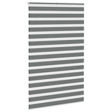 Zebra Blind Dark Grey 145x230 cm Fabric Width 140.9 cm Polyester 4014192