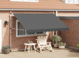 143690 Manual Retractable Awning 300 cm Anthracite