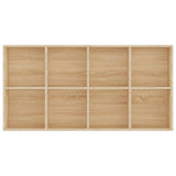 Book Cabinet/Sideboard Sonoma Oak 66x30x130 cm Engineered Wood 800156