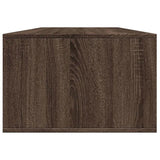 Coffee Table Brown Oak 102x55x35 cm Engineered Wood 848016