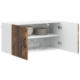 Wall Cabinet LUCCA Smoked Oak 80 x 31 x 40 cm Engineered Wood 884939