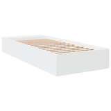 Bed Frame without Mattress White 90x190 cm Single 3280615