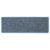 Stair Mats Self-adhesive Sisal-Look 30 pcs 65x21x4 cm Blue 3365886