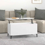 Coffee Table White 90x44.5x45 cm Engineered Wood 819588