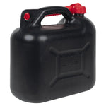 ZNTS Fuel Can with Flexible Spout 3 pcs Black 10 L Plastic 155046