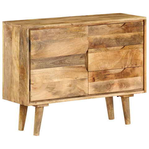 ZNTS Sideboard Solid Mango Wood 90x30x69 cm 246789