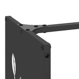 Firewood Rack Black 40x30x80 cm Cold-rolled steel 864219