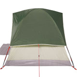 ZNTS Camping Tent Dome 3-Person Green Waterproof 94695