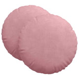 Seat Cushions 2 pcs Pink 80 x 29 cm Velvet 42014252