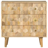 Drawer Cabinet 70x35x70 cm Solid Wood Mango 358184