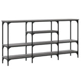 Console Table Grey Sonoma 160x29x80 cm Engineered Wood 839066