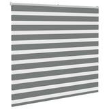 Zebra Blind Dark Grey 165x150 cm Fabric Width 160.9 cm Polyester 4014144