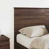 Headboard with Headboard Brown Oak 140 cm Engineered wood 887766