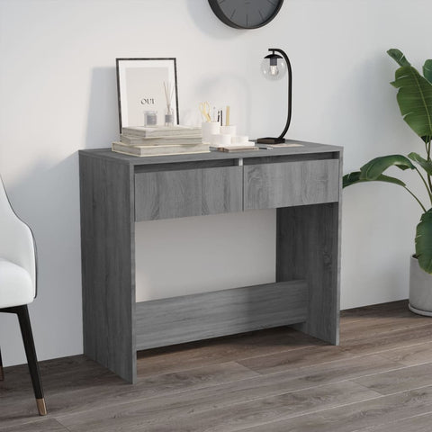 Console Table Grey Sonoma 89x41x76.5 cm Engineered Wood 813000