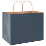 Paper Bags 250 pcs with Handles Blue 32x22x24 cm 4101707