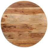 Coffee Table 55x55x45 cm Solid Wood Acacia and Iron 372741
