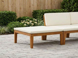 Footrest Solid Acacia Wood Natural 3407792