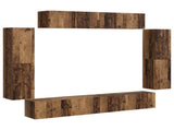 TV Cabinet 8 pcs Old Wood 3409148