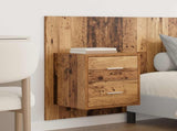 Headboard with Cabinet 3 pcs Old Wood Engineered Wood 3415713