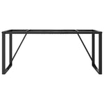 ZNTS Dining Table Legs O-Frame 180x80x73 cm Steel 357889