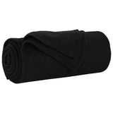 Throw Blankets 24 pcs Black 270 x 240 cm Fleece 42017108
