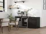 91 Litre Freestanding Under Counter Fridge Freezer, Small Fridge with Chiller Box, Adjustable T3398P343462