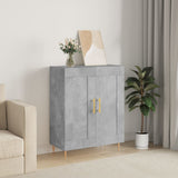 Sideboard Concrete Grey 69.5x34x90 cm Engineered Wood 830184