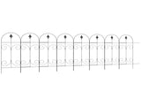 8PCs Decorative Garden Fencing, Rustproof Metal Wire Picket Fence Panels, Landscape Flower Bed T3398P317733