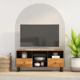 TV Cabinet 100x33x46 cm Solid Wood Mango and Engineered Wood 351981