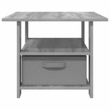 Coffee Table Grey Sonoma 77 x 55 x 42 cm Engineered Wood 8000417