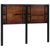 Headboard 140 cm Solid Wood Reclaimed and Iron 4017550