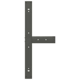 Dining Table Legs T-Shaped 2 pcs Anthracite 100x35x cm Steel 4013070