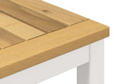 Garden Bar Table White 70 x 68.5 x 105 cm Solid Acacia Wood 901775