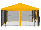 6 x 3 m Yellow Polyester and Steel 190 3376001