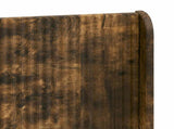 Bed Frame with Storage and Headboard Smoked Oak Engineered Wood 3414129