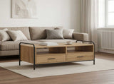 Coffee Table Artisan Oak 99.5 x 49 x 46 cm Engineered Wood 8013619