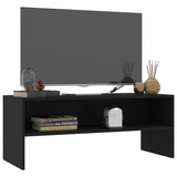 TV Cabinet Black 100x40x40 cm Engineered Wood 800046
