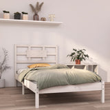 Bed Frame without Mattress White 90x200 cm Solid Wood 3105651