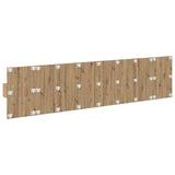 Headboard With Cabinet 3 pcs Artisan Oak Engineered Wood 3415967