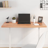 Table Top Light Brown 100x60x cm Treated Solid Wood Oak 3156369