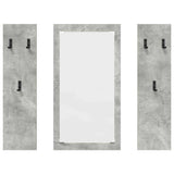 Wall-Mounted Coat Rack Concrete Grey 96 x 1.5 x 90 cm 874534