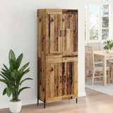 Highboard 2 pcs Old Wood Engineered Wood 3415606