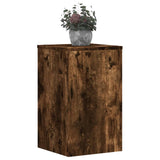 ZNTS Plant Stands 2 pcs Smoked Oak 30x30x50 cm Engineered wood 852919