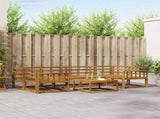 Outdoor Sofa Set 7 pcs Natural Solid Acacia Wood 3367257