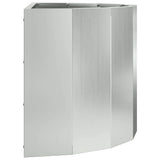 Planter Silver 60 x 30 x 35 cm Galvanised Steel 883701